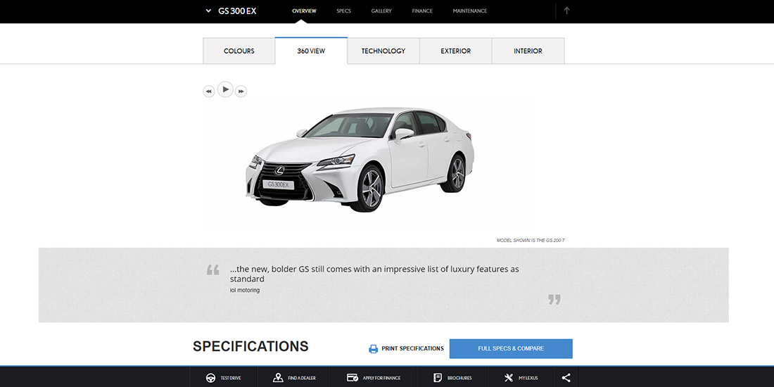 Lexus GS 300 EX Model Update | Image 876