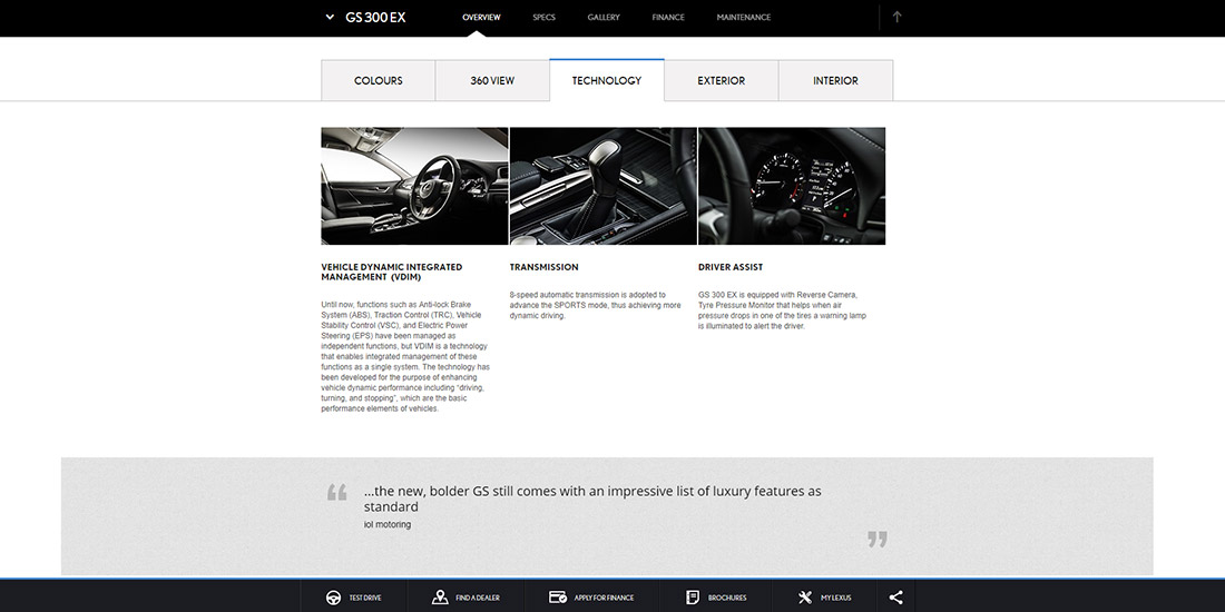 Lexus GS 300 EX Model Update | Image 877