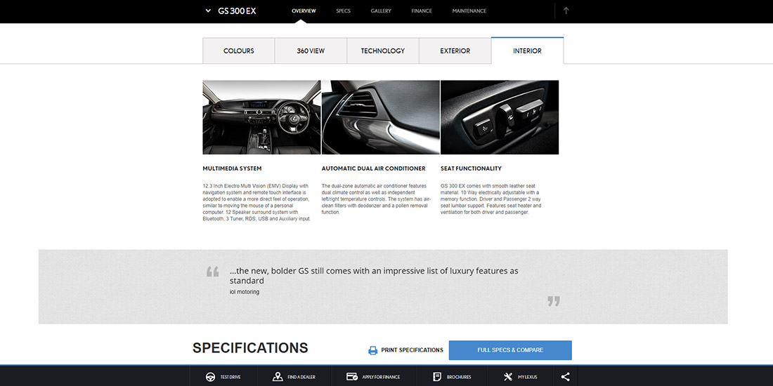 Lexus GS 300 EX Model Update | Image 879