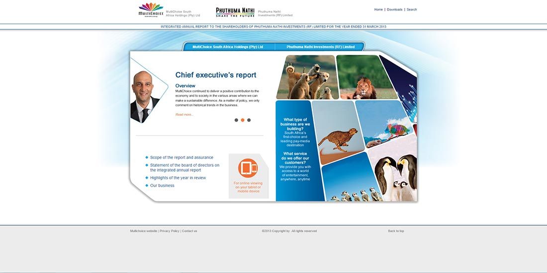 Multichoice Financials 2013 | Image 300