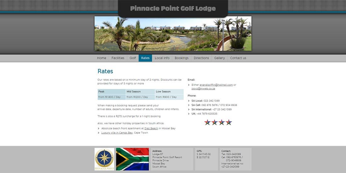 Pinnacle Point Golf Lodge | Image 310