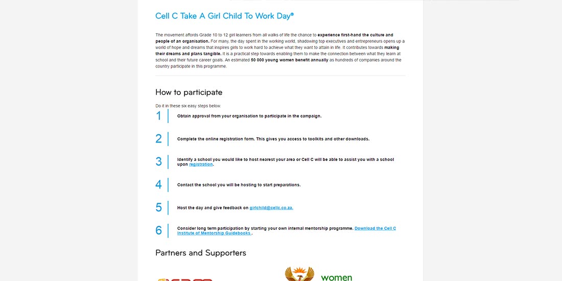 Cell C Girl Child | Cell C Girl Child