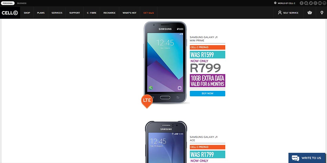 Cell C Black Friday 2017 | Image 919