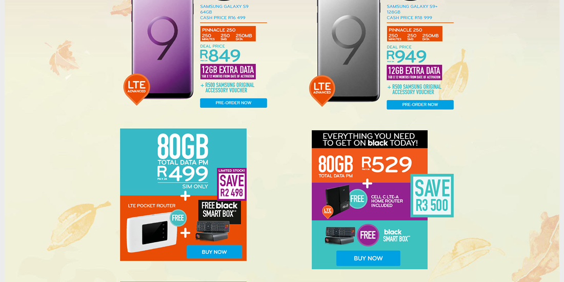 Cell C Hot Autumn Deals | Image 951