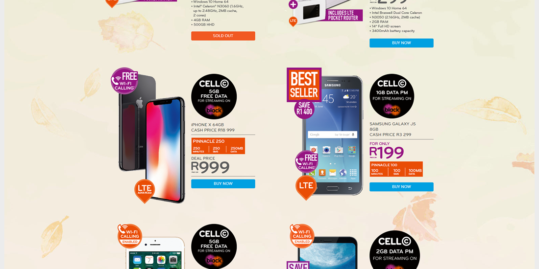 Cell C Hot Autumn Deals | Image 953