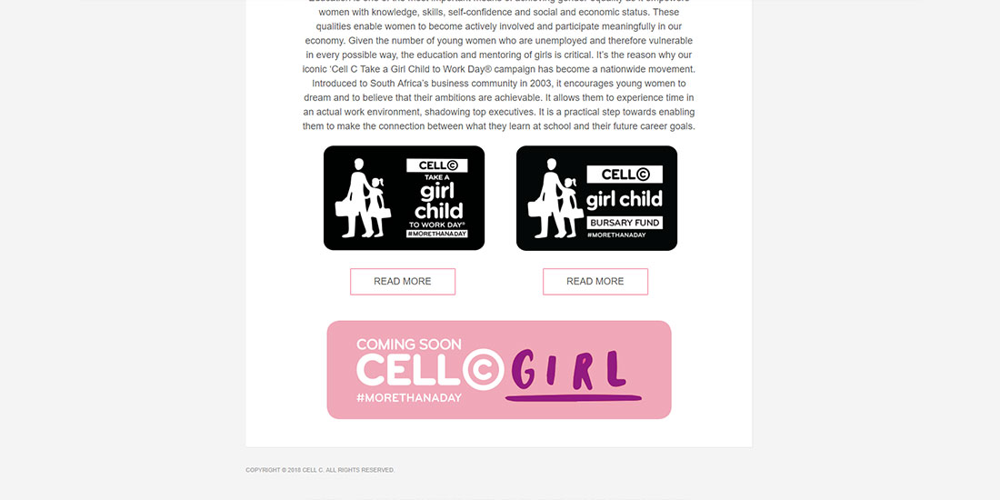 Cell C Girl Child | Image 980
