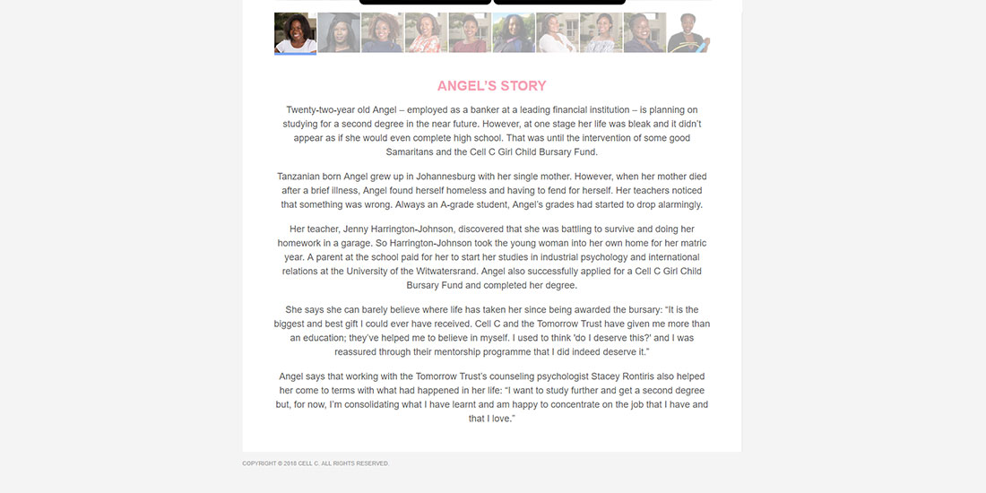 Cell C Girl Child | Image 988