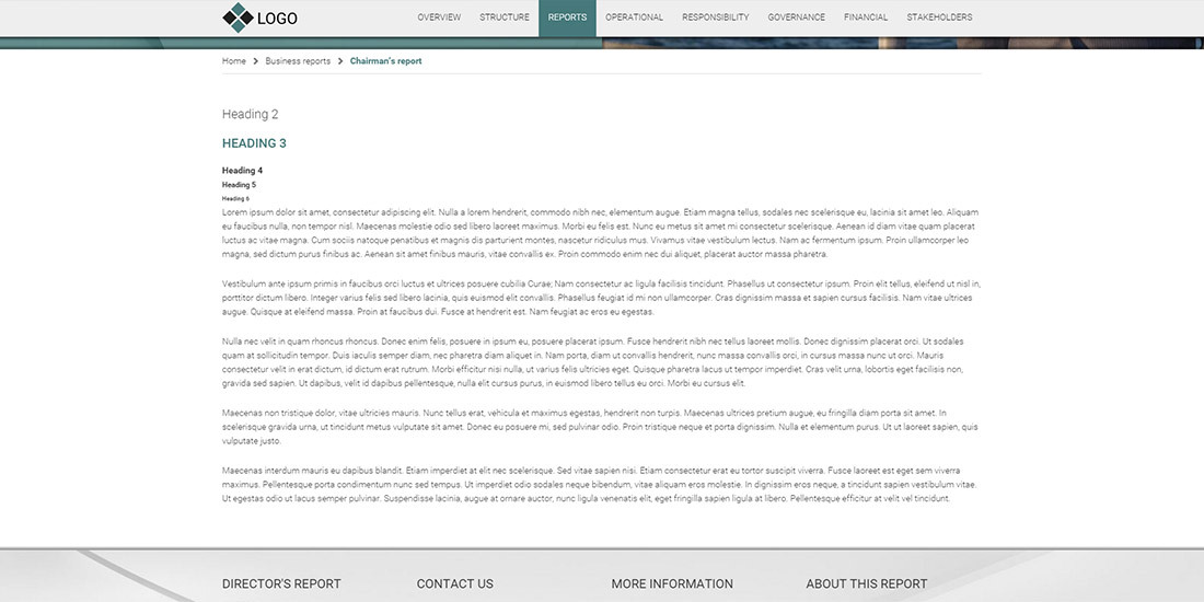 Annual Report Template | Image 70