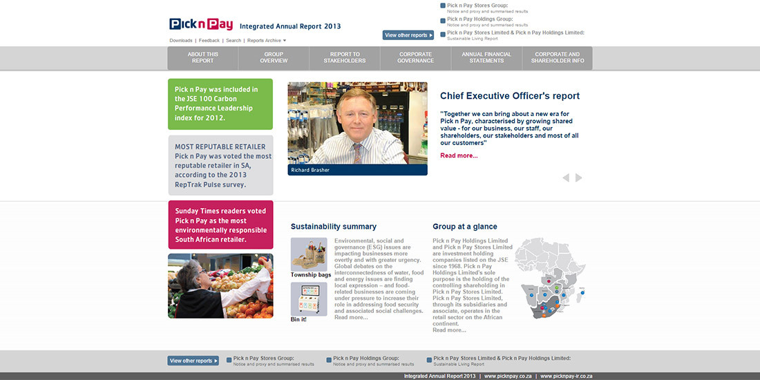 Pick n Pay Financials 2013 | Image 72