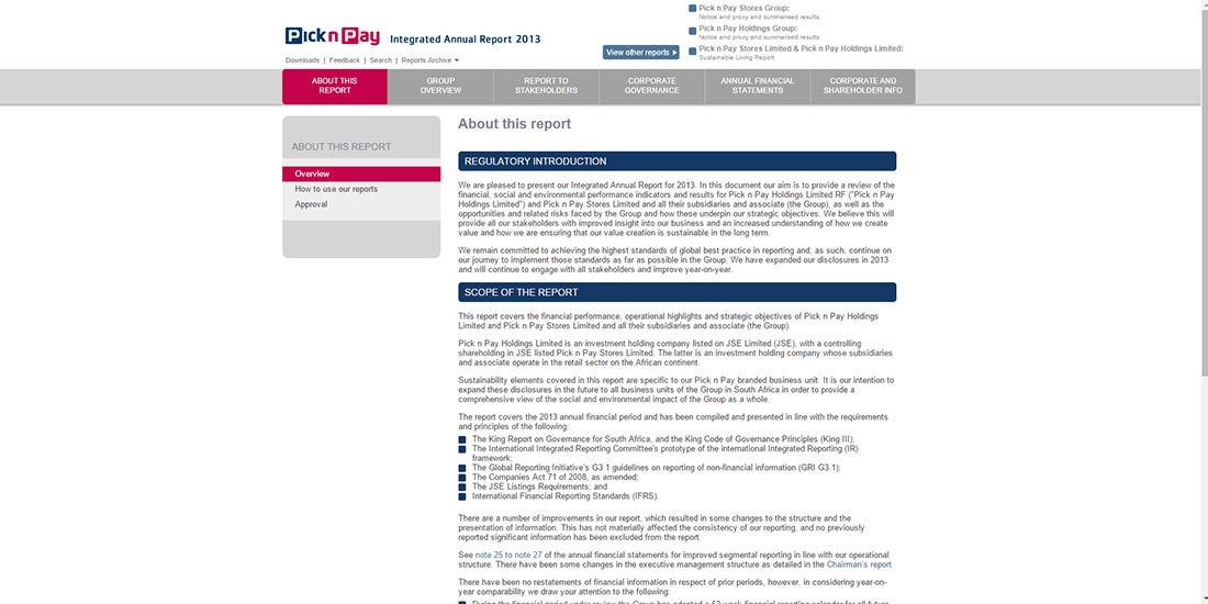 Pick n Pay Financials 2013 | Image 73