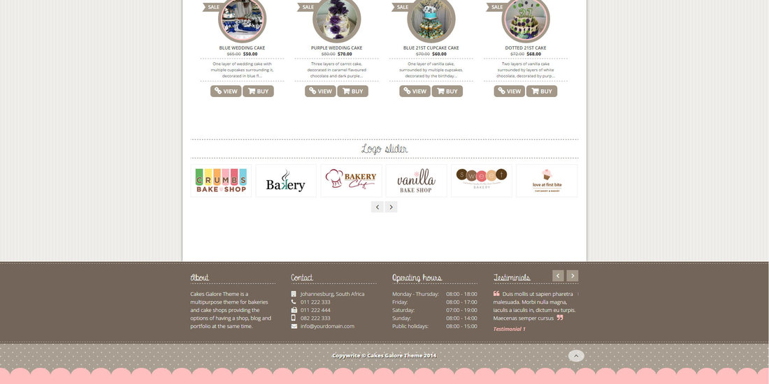 Cakes Galore Theme | Image 212