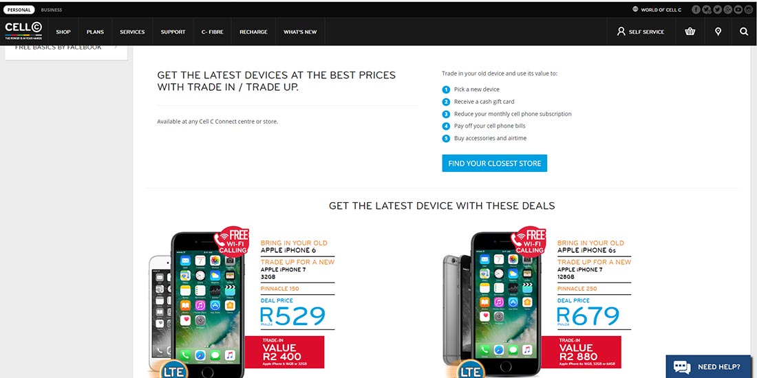 Cell C - Trade in/up | Cell C Trade in/Trade up