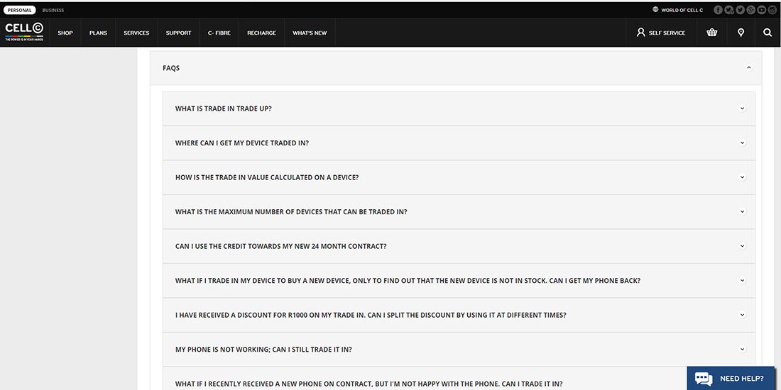 Cell C - Trade in/up | Cell C Trade in/Trade up