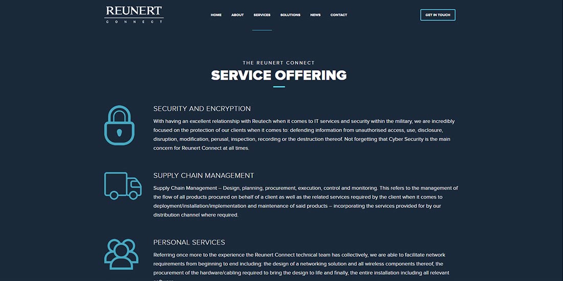 Reunert Connect | Reunert Connect